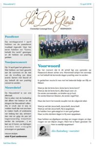 Nieuwsbrief April 2018